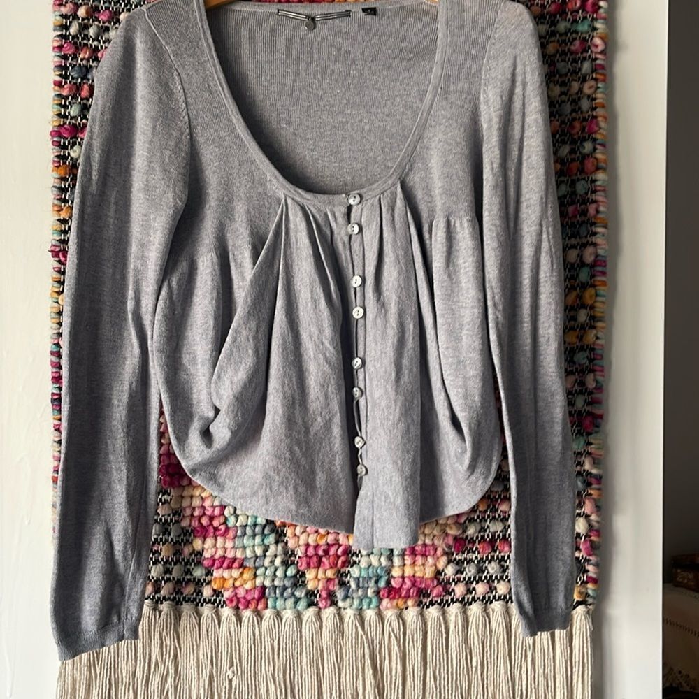 Knitted & Knotted wool and cotton sweater Anthropolgie